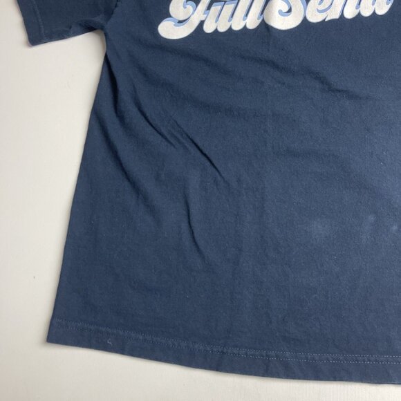 Nelk Boys Full Send Retro Groovy Logo Spellout T-Shirt Mens Sz S Blue - Picture 8 of 16